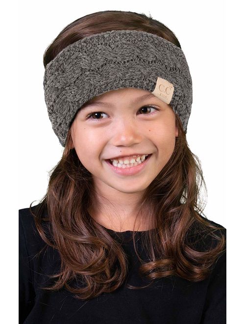 Funky Junque Kids Baby Toddler Knit Fuzzy Lined Head Wrap Headband Ear Warmer