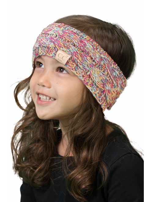 Funky Junque Kids Baby Toddler Knit Fuzzy Lined Head Wrap Headband Ear Warmer