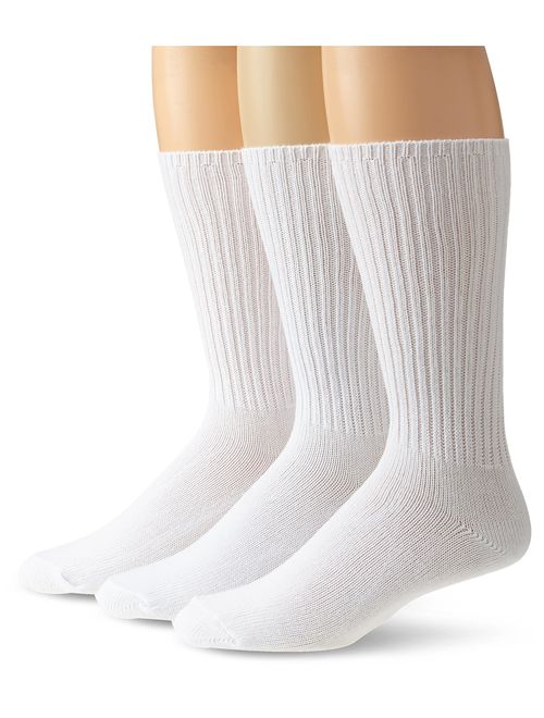 Calvin Klein Men's 3 Pack Cotton Rich Casual Rib Crew Socks