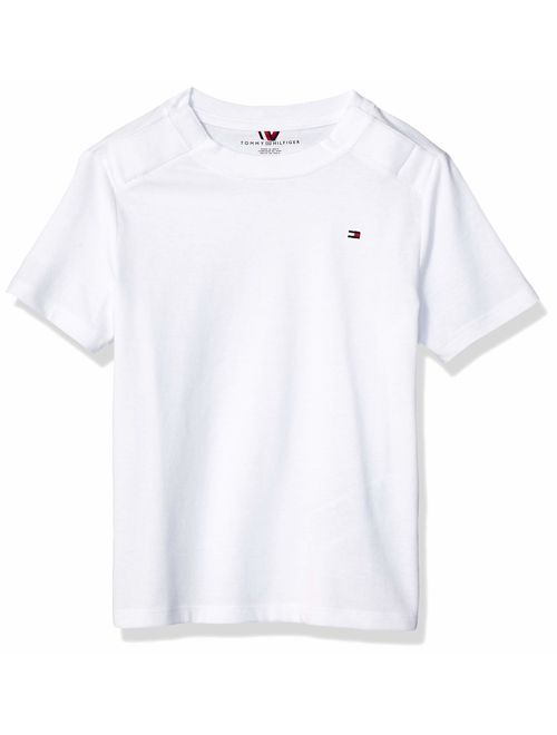 Tommy Hilfiger Big Boys' Adaptive T Shirt Magnetic Buttons at Shoulders