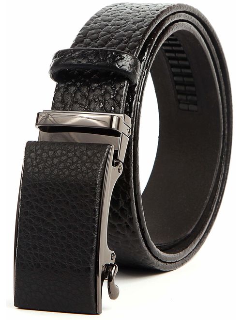 Men's Leather Belt Full Grain Solid Cowhide Straps 35-40 mm Casual Dress Work Heavy Duty