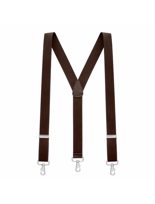 SuspenderStore Men's 1.5 Inch Trigger Snap Suspenders