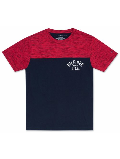 Tommy Hilfiger Boys' Colorblock Logo Tee Shirt