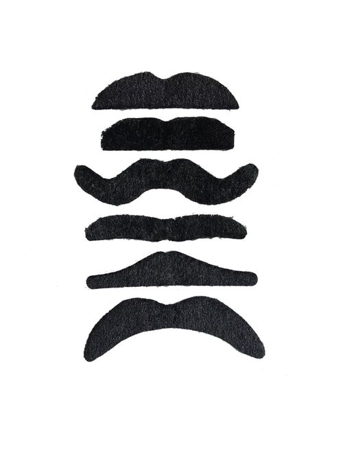 Men's Roaring 1920s Set Manhattan Fedora Hat,Y-Back Suspenders & Pre Tied Bow Tie, Gangster Tie & Fake Mustache
