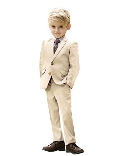 Black n Bianco Signature Boys' Slim Fit Suit Complete Outfit