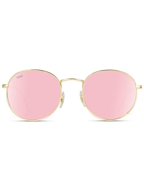 WearMe Pro - Reflective Lens Round Trendy Sunglasses