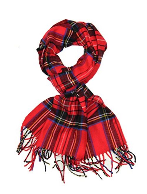 Achillea Soft & Warm Tartan Plaid Checked Cashmere Feel Winter Scarf Unisex