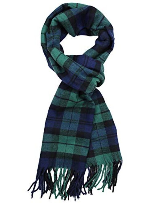 Achillea Soft & Warm Tartan Plaid Checked Cashmere Feel Winter Scarf Unisex