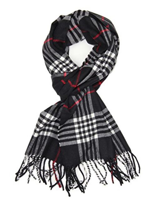 Achillea Soft & Warm Tartan Plaid Checked Cashmere Feel Winter Scarf Unisex