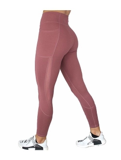 KIWI RATA Women Sports Mesh Trouser Gym Workout Fitness Capris Yoga Pant Legging