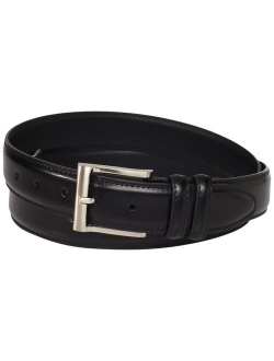 Men's Big and Tall Pebble Grain Leather Belt 32MM
