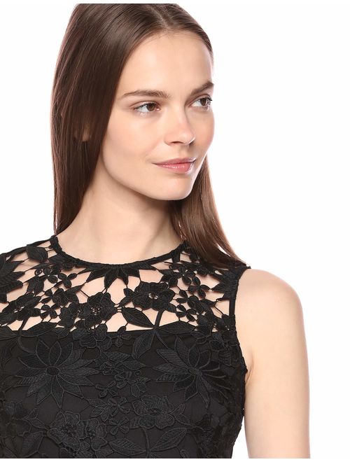 Calvin Klein Floral Embroidered Lace Women's Sheath Dress