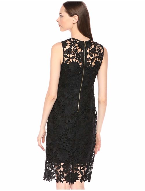 Calvin Klein Floral Embroidered Lace Women's Sheath Dress