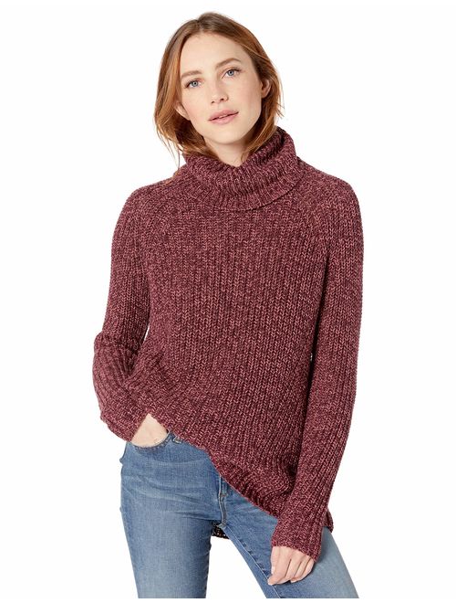 Amazon Brand - Goodthreads Women's Cotton Shaker Stitch Turtleneck Sweater