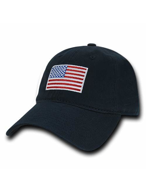 RAPDOM Polo Style American Pride Flag Baseball Caps