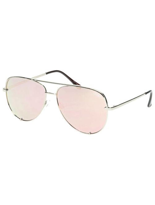 Quay Australia HIGH KEY Men's and Women's Sunglasses Classic Oversized Aviator