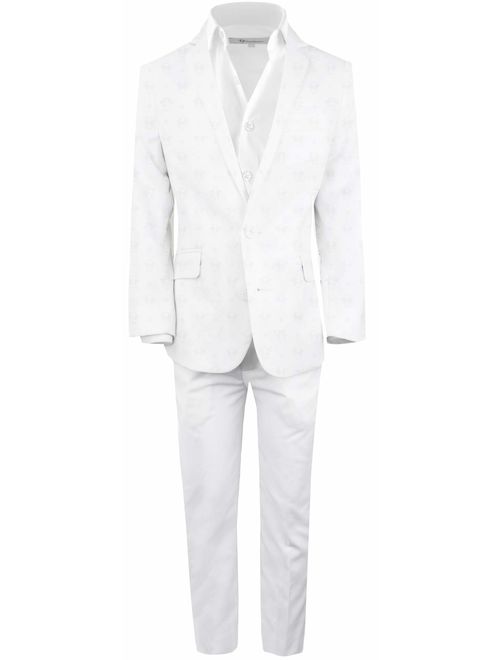 Black n Bianco Boys' First Class Slim Fit Suits Lightweight Style. Presented by Baby Muffin