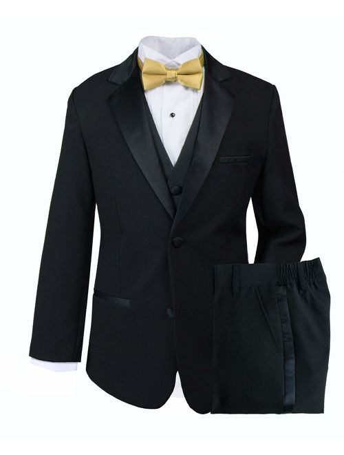 Spring Notion Big Boys' Modern Fit Tuxedo, No Tail