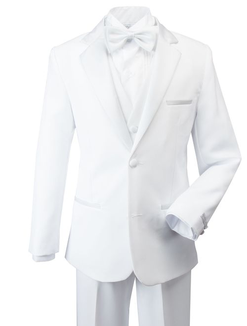 Spring Notion Big Boys' Modern Fit Tuxedo, No Tail