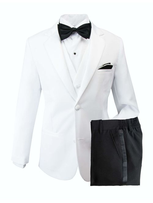 Spring Notion Big Boys' Modern Fit Tuxedo, No Tail