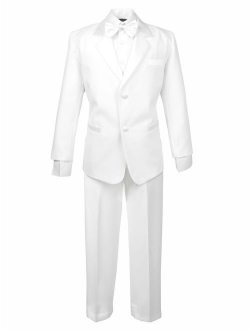 Boys' Classic Fit Tuxedo Set, No Tail