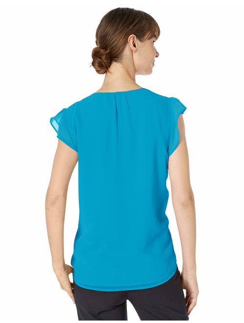 Calvin Klein Women's Buttton Front Blouse