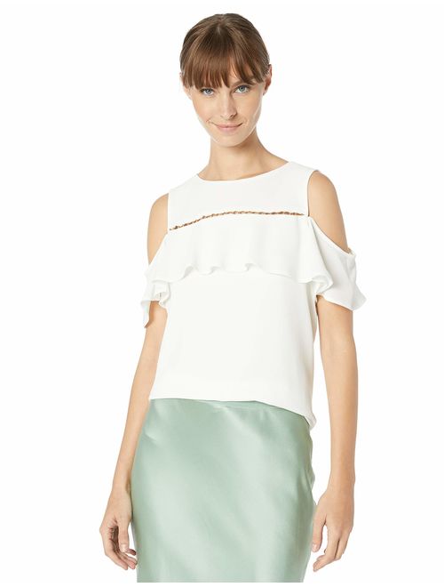 Calvin Klein Women's Cold Shoulder with Bead Detail