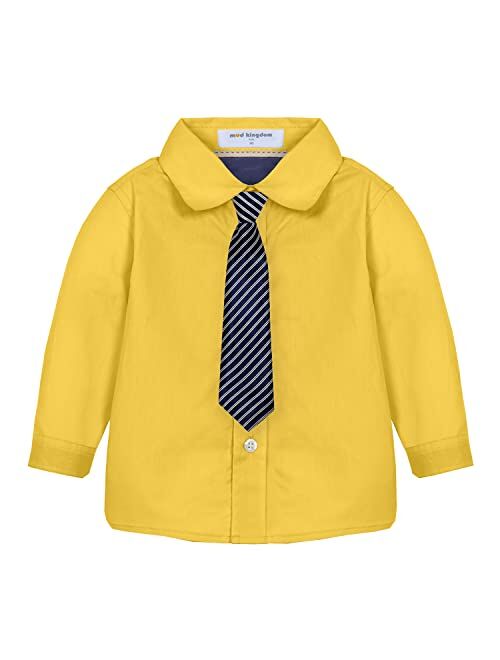 Mud Kingdom Little Boys Shirt and Tie Set Cute Stars