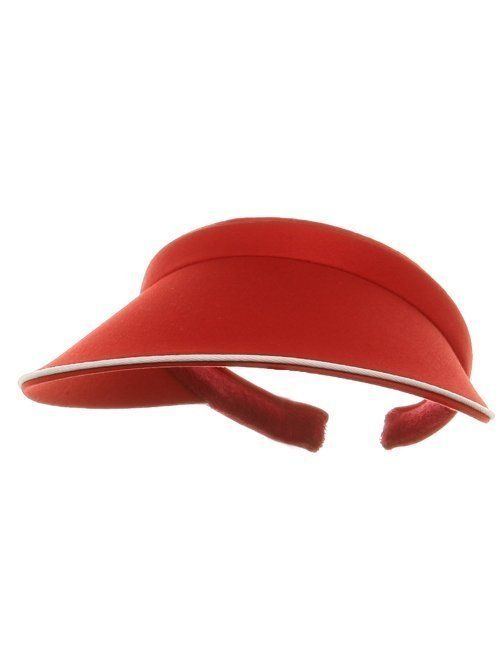 MG Women's Piping Clip On Visor