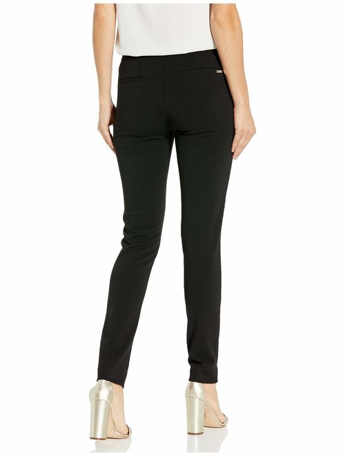 Calvin Klein Women's Scuba Crepe Straight Leg Pant