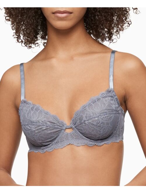 Calvin Klein Women's Seductive Comfort Unlined Lace Bra QF1741