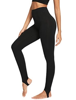 Leggings Women Crisscross Stirrup Tights Gym Yoga Workout Pants