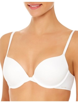 Women's Perfectly Fit Push Up Plunge Memory Touch Bra