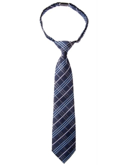 Retreez Tartan Plaid Styles Woven Microfiber Pre-tied Boy's Tie - Various Colors