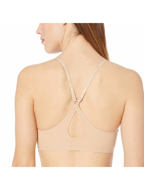 Calvin Klein Women's Constant Lightly Lined Demi Racerback Bra