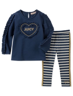 Girls' 2 Pieces Tunic Legging Set