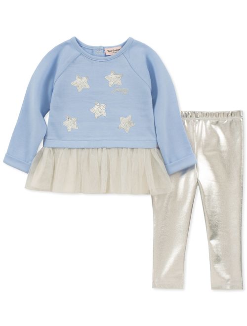 Juicy Couture Girls' 2 Pieces Tunic Legging Set