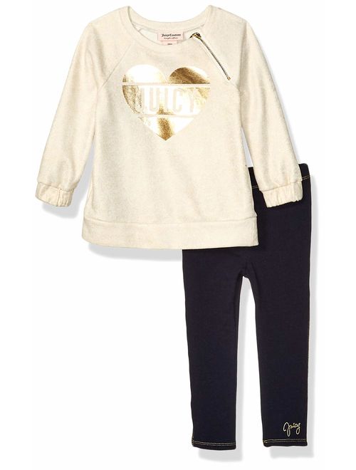 Juicy Couture Girls' 2 Pieces Tunic Legging Set