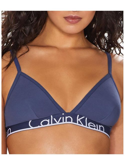 Calvin Klein Women's Id Cotton Large Waistband Triangle Unlined Bra