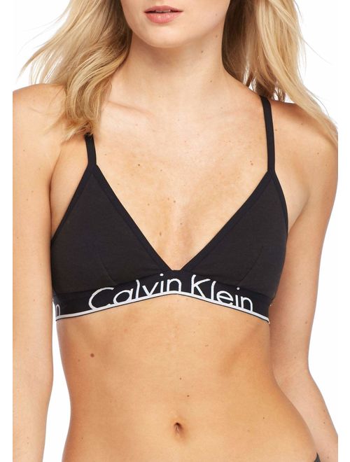 Calvin Klein Women's Id Cotton Large Waistband Triangle Unlined Bra