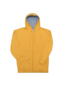 Men's Big and Tall Full-Zip Fleece Hooded Jacket