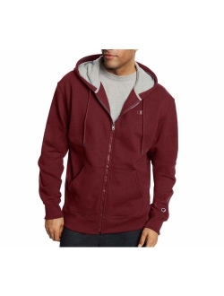 Men's Big and Tall Full-Zip Fleece Hooded Jacket