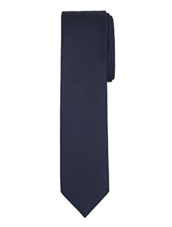 Boy's Regular Self Tie Prep Solid Color Necktie