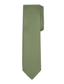 Boy's Regular Self Tie Prep Solid Color Necktie