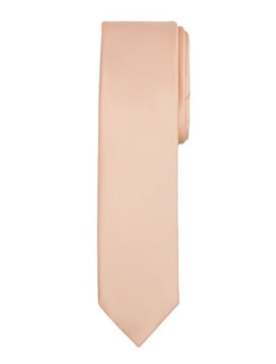 Boy's Regular Self Tie Prep Solid Color Necktie