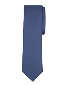 Boy's Regular Self Tie Prep Solid Color Necktie