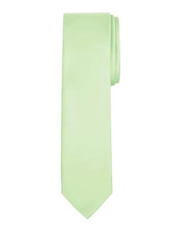 Boy's Regular Self Tie Prep Solid Color Necktie