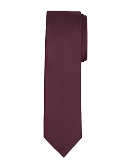 Boy's Regular Self Tie Prep Solid Color Necktie