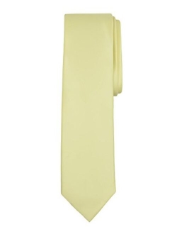 Boy's Regular Self Tie Prep Solid Color Necktie