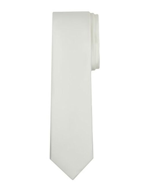 Jacob Alexander Boy's Regular Self Tie Prep Solid Color Necktie